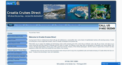 Desktop Screenshot of croatiacruisesdirect.com