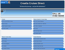Tablet Screenshot of croatiacruisesdirect.com